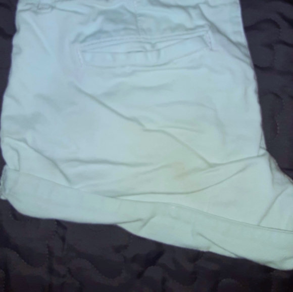 Abercrombie & Fitch Light Blue Low Rise Shorts Size 0. Some dark scuffs on side - Picture 5 of 5
